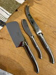 Laguiole stainless steel cheese knife boxed set