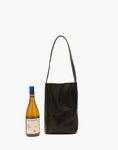 Leather Wine Tote