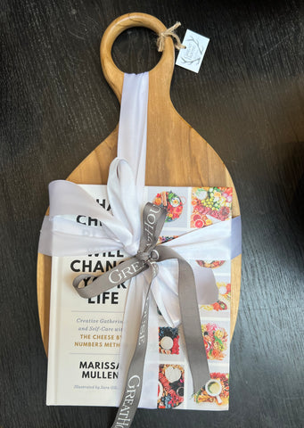 Cheese Board bundled with Cheese Plate Book