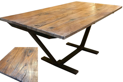 Artisan Wood and Iron Desk