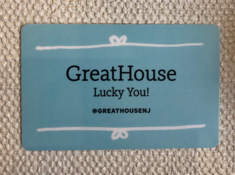 GreatHouse gift card