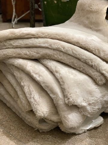 Shearling throw