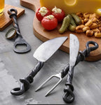Iron cheese knives