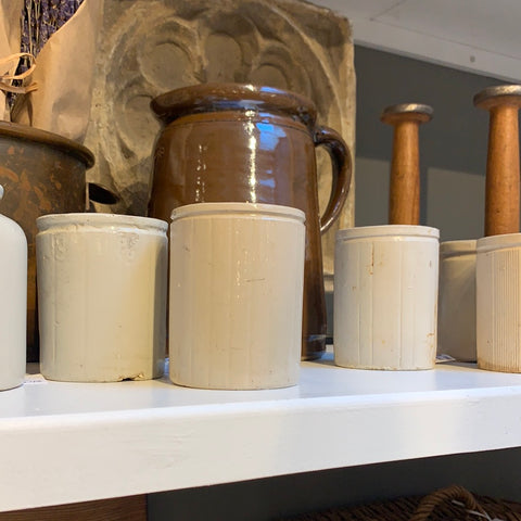 Stoneware preserves jar
