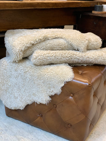 Shearling throw